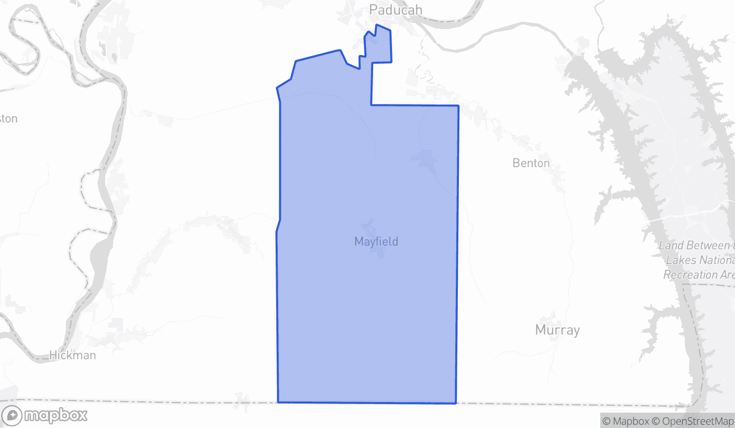 Map highlighting House District 2 in Kentucky