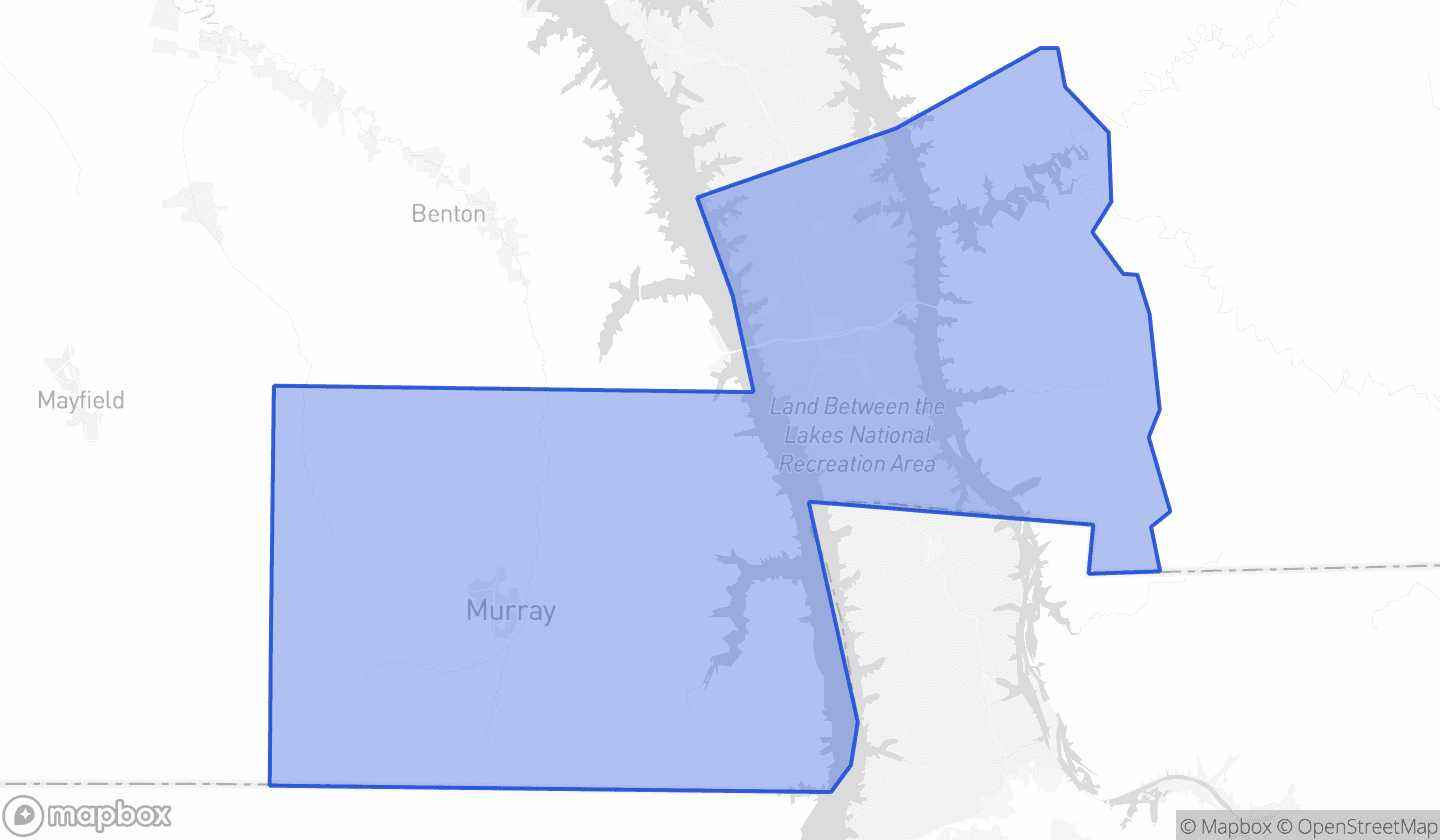 Map highlighting House District 5 in Kentucky