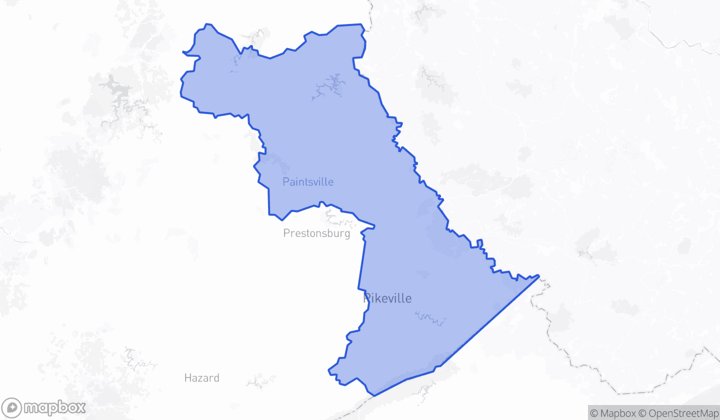 Map highlighting Senate District 31 in Kentucky