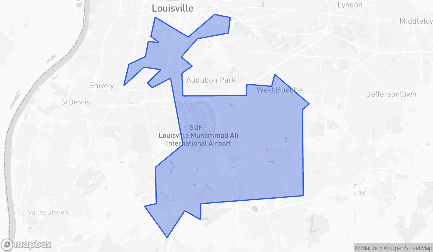 Map highlighting Senate District 35 in Kentucky