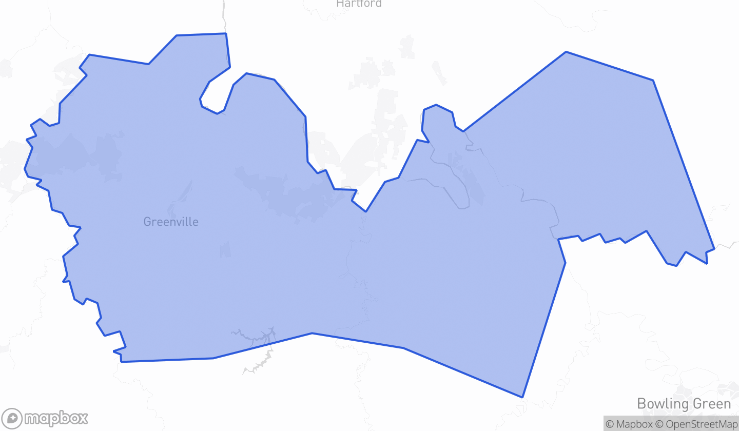 Map highlighting House District 015 in Kentucky