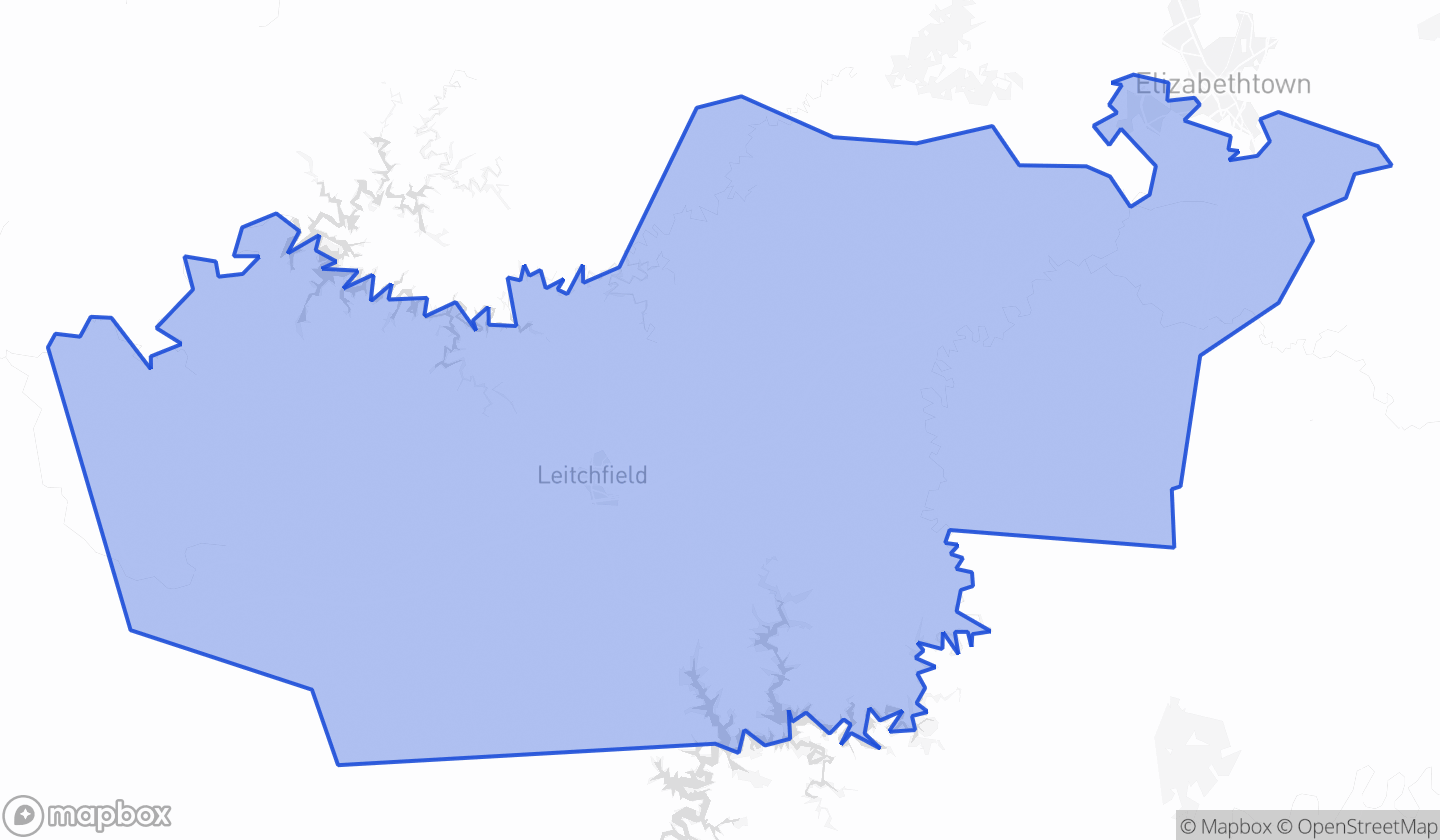 Map highlighting House District 018 in Kentucky
