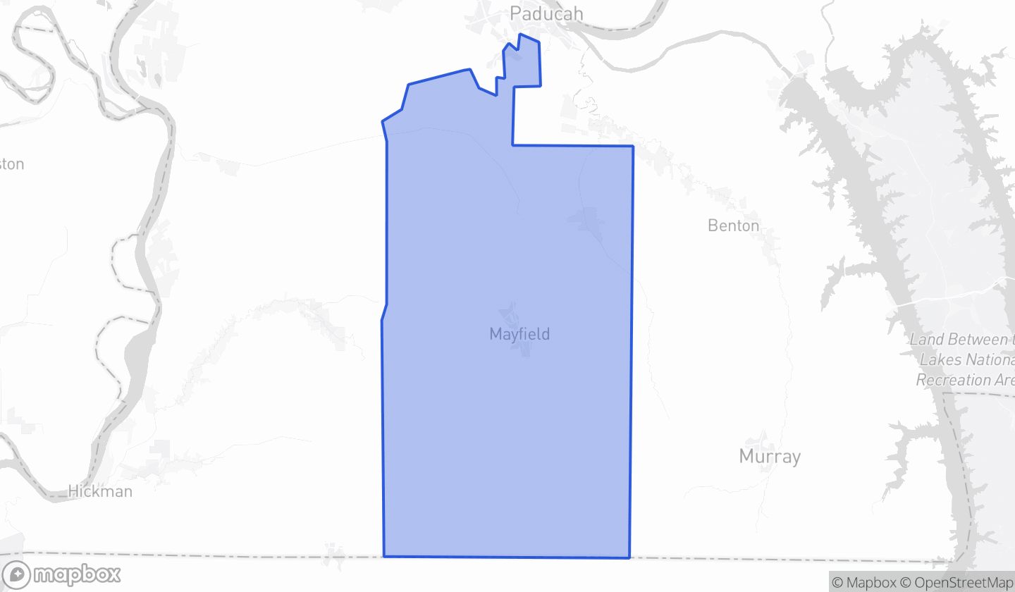Map highlighting House District 002 in Kentucky