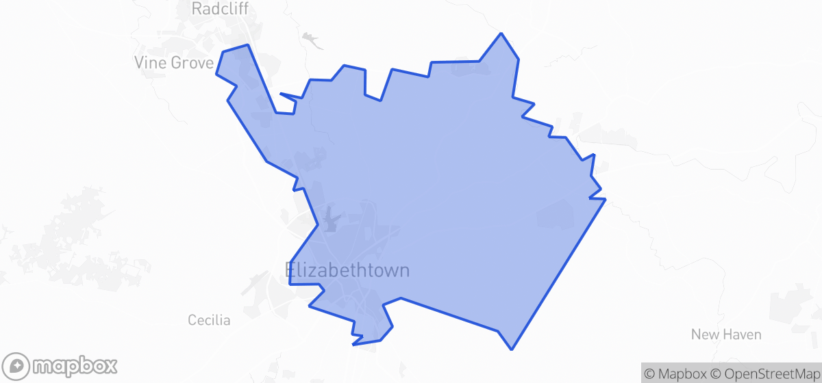 Map highlighting House District 025 in Kentucky