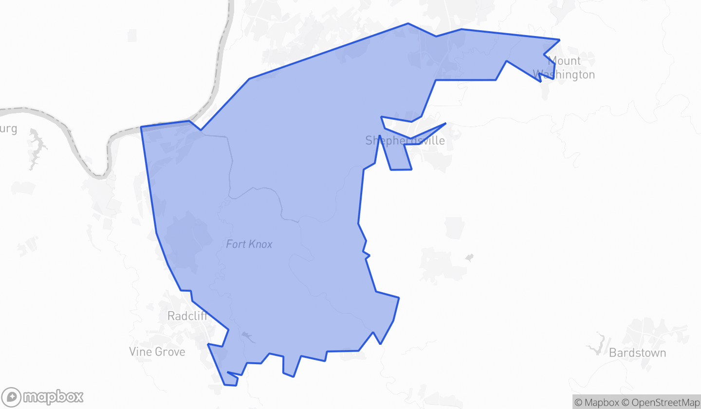 Map highlighting House District 026 in Kentucky