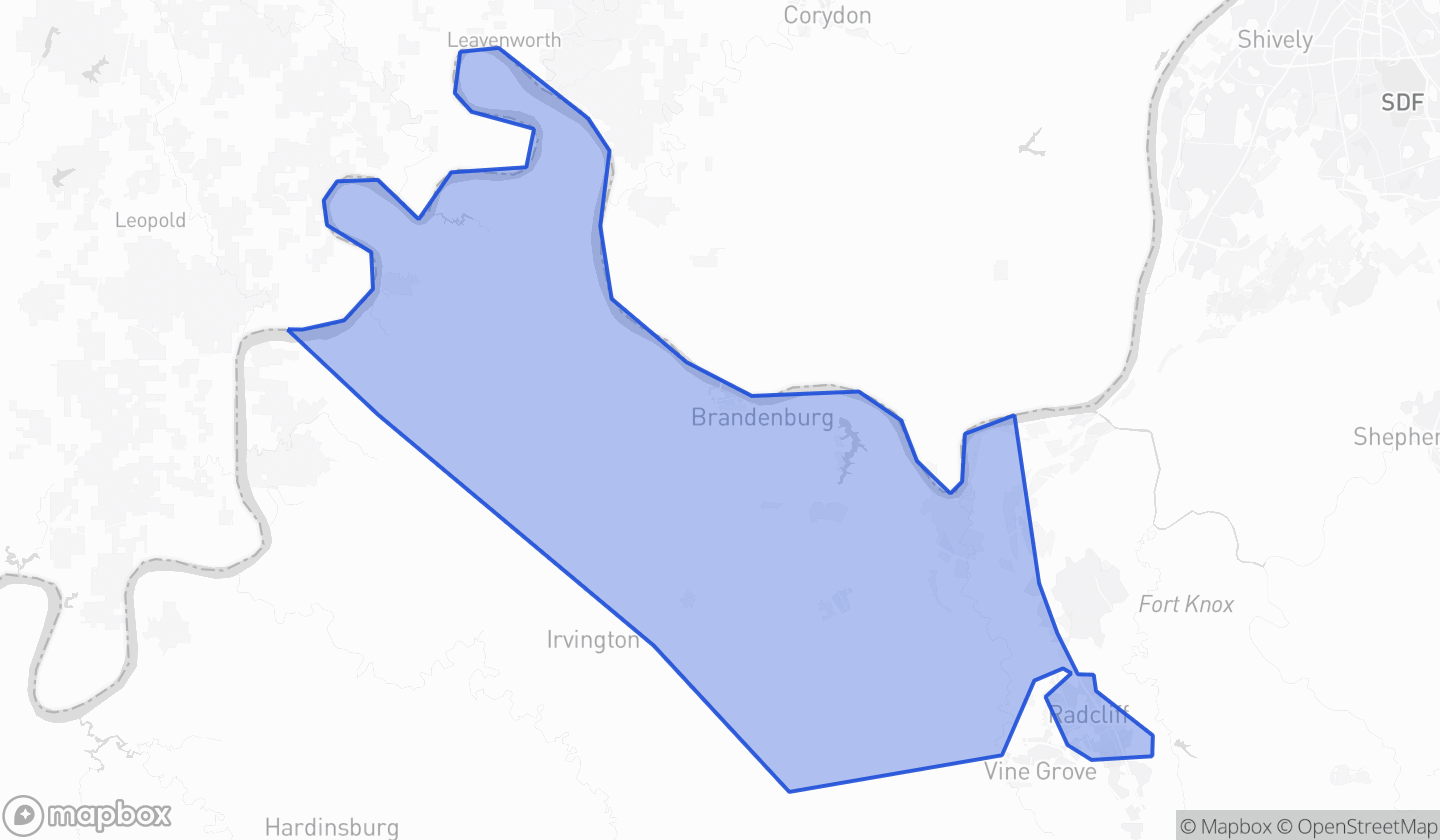 Map highlighting House District 027 in Kentucky