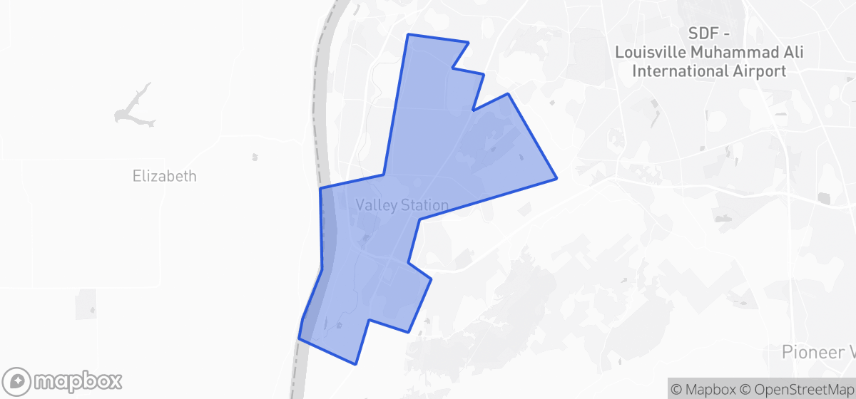 Map highlighting House District 028 in Kentucky