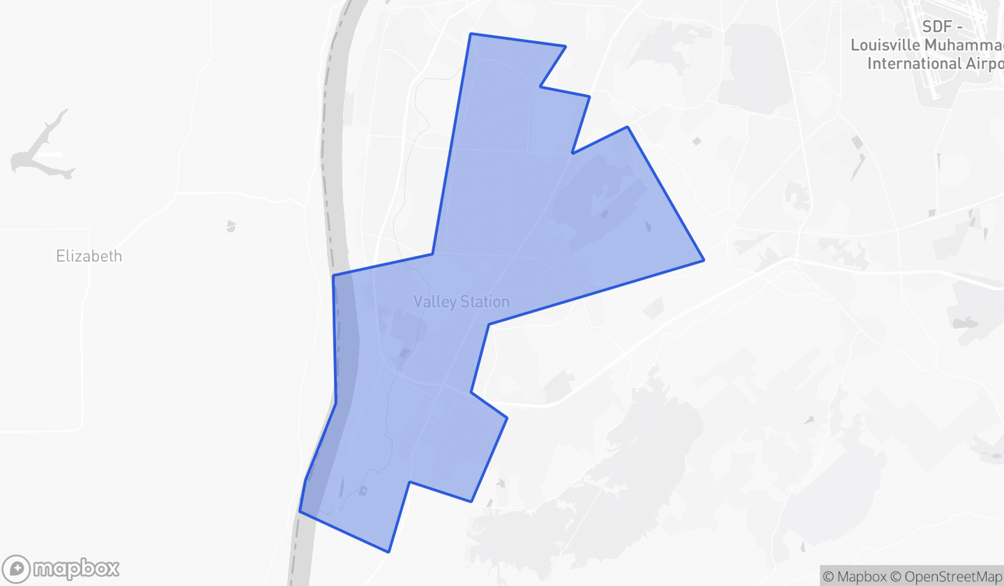 Map highlighting House District 028 in Kentucky