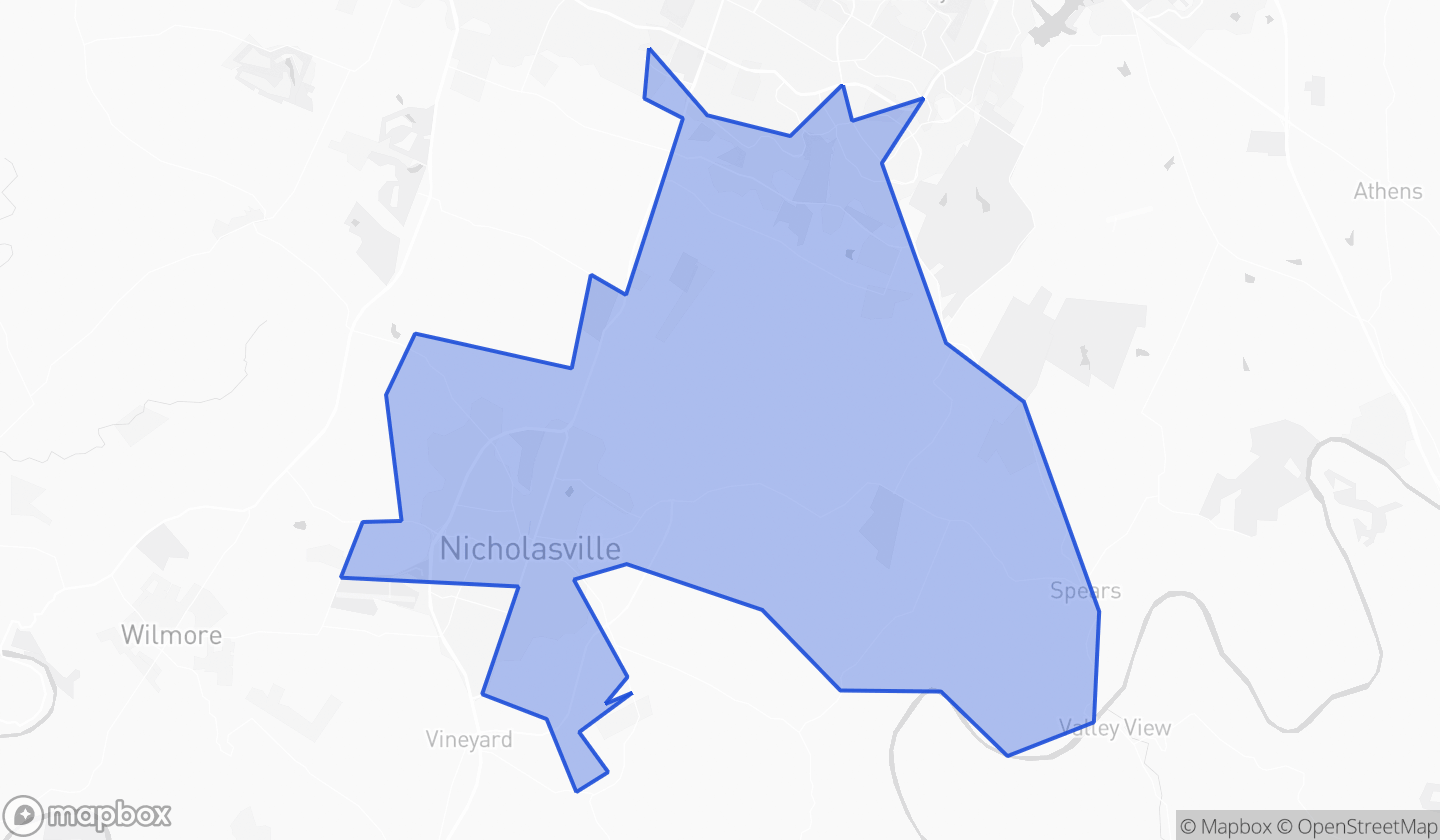 Map highlighting House District 039 in Kentucky