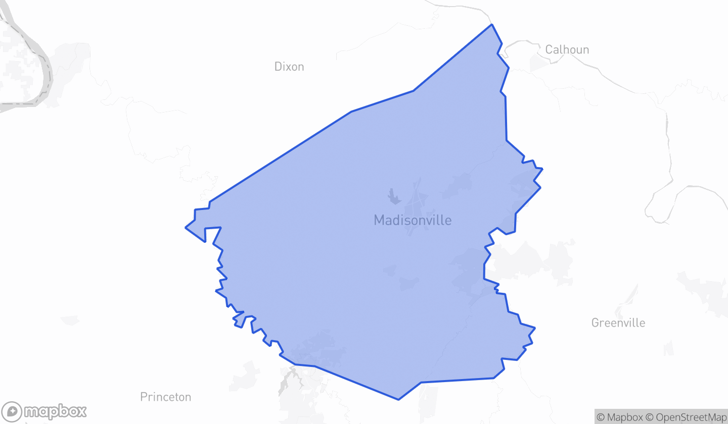 Map highlighting House District 004 in Kentucky