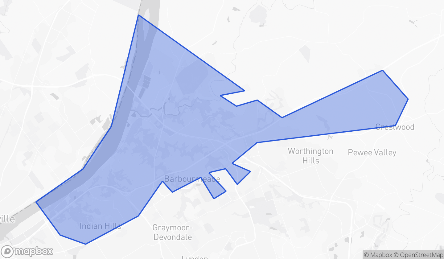 Map highlighting House District 048 in Kentucky