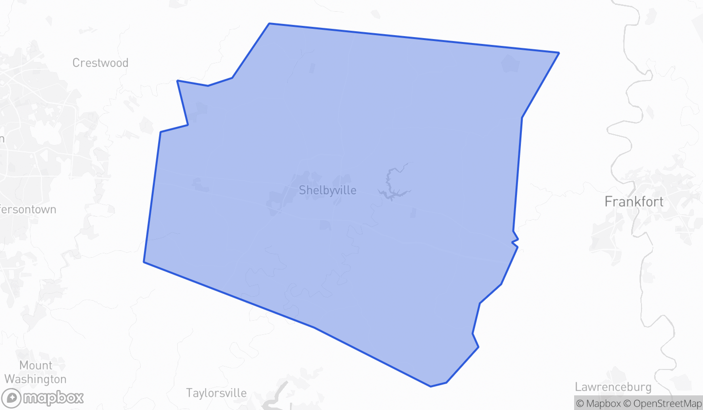 Map highlighting House District 058 in Kentucky
