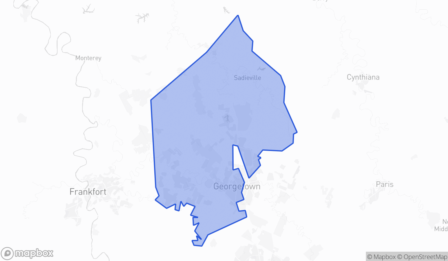 Map highlighting House District 062 in Kentucky