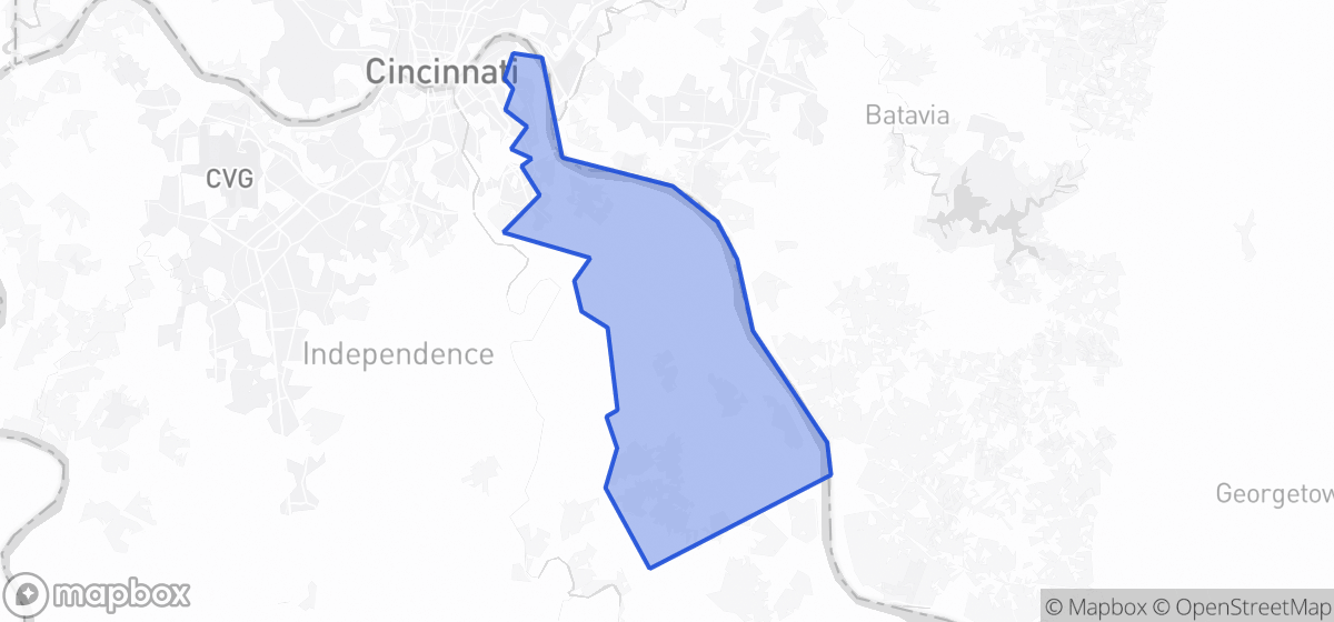 Map highlighting House District 068 in Kentucky