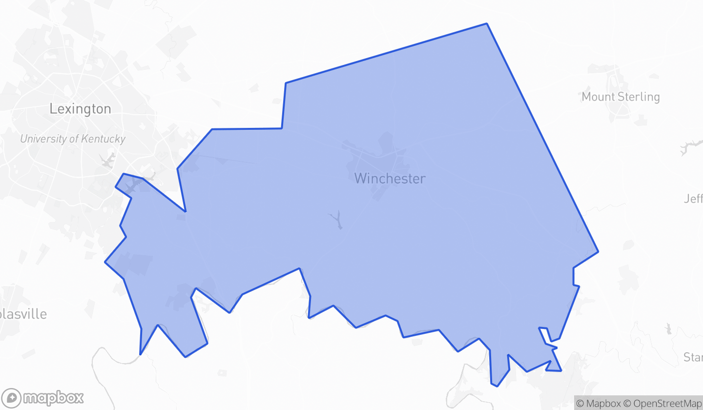 Map highlighting House District 073 in Kentucky