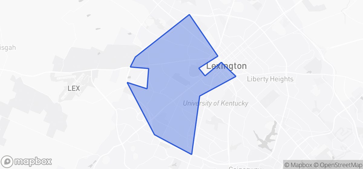 Map highlighting House District 075 in Kentucky