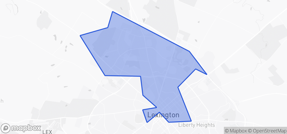 Map highlighting House District 077 in Kentucky