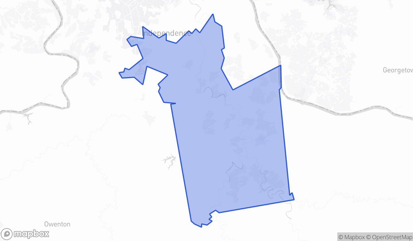 Map highlighting House District 078 in Kentucky