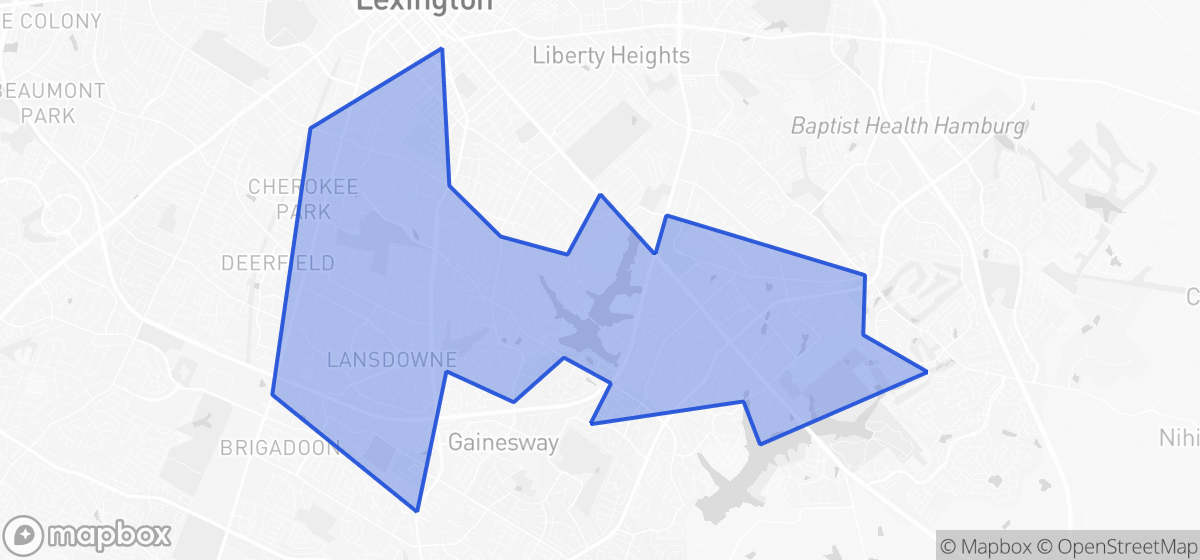 Map highlighting House District 079 in Kentucky
