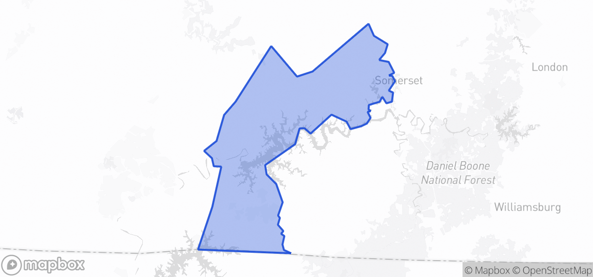 Map highlighting House District 083 in Kentucky