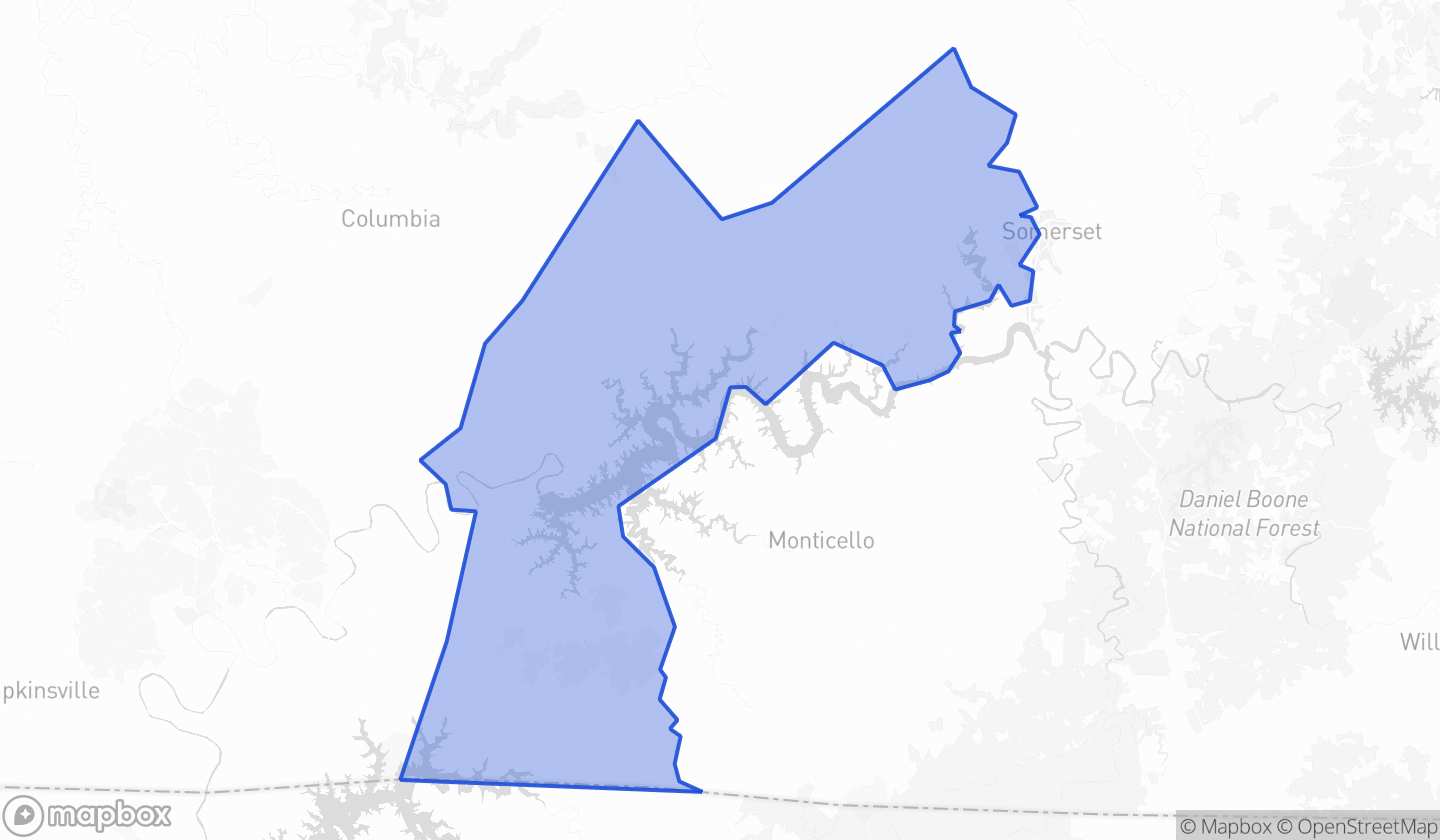 Map highlighting House District 083 in Kentucky