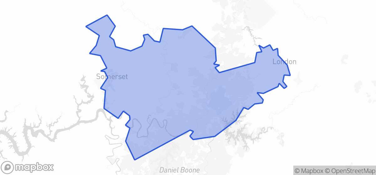 Map highlighting House District 085 in Kentucky