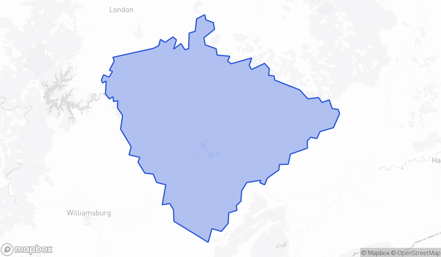 Map highlighting House District 086 in Kentucky