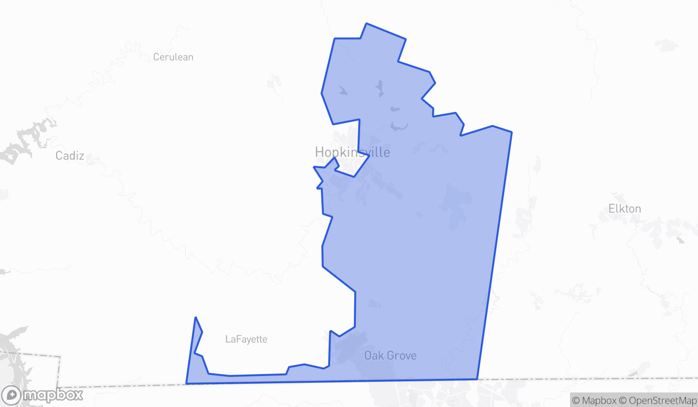 Map highlighting House District 009 in Kentucky
