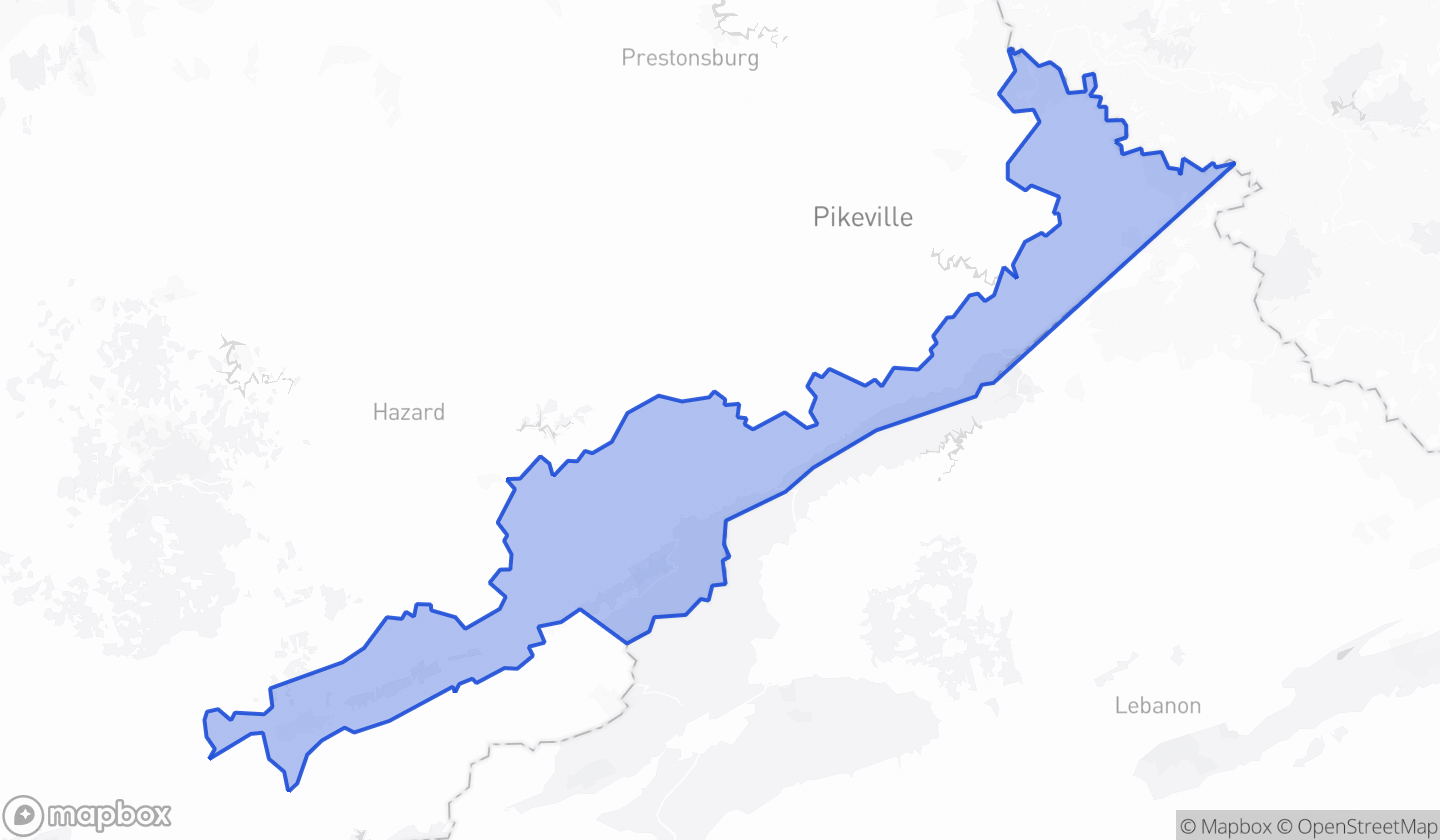 Map highlighting House District 094 in Kentucky