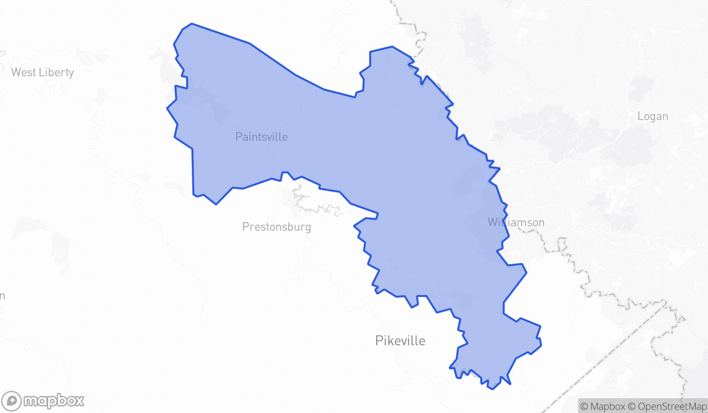 Map highlighting House District 097 in Kentucky