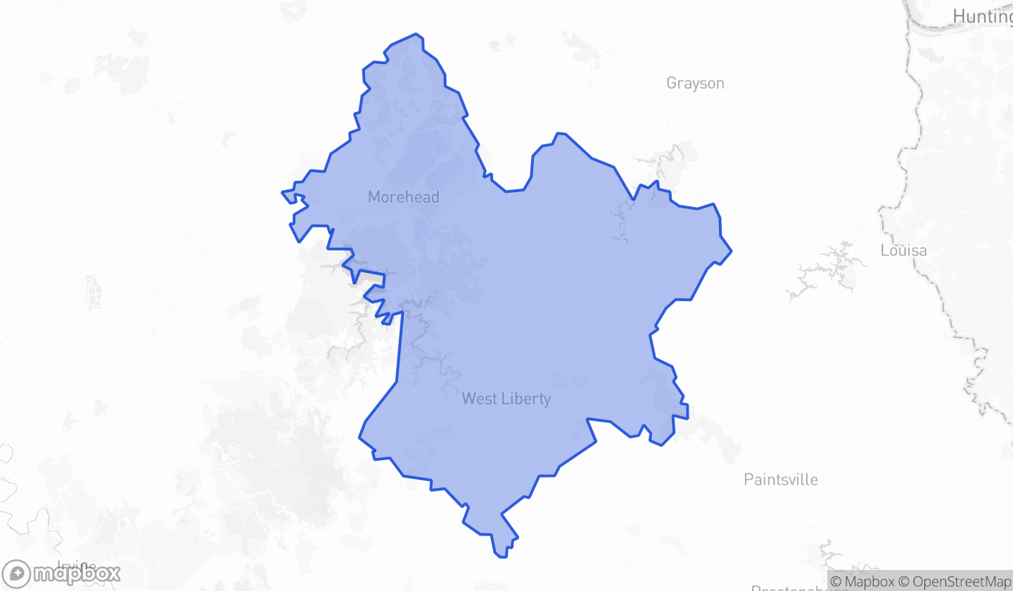 Map highlighting House District 099 in Kentucky