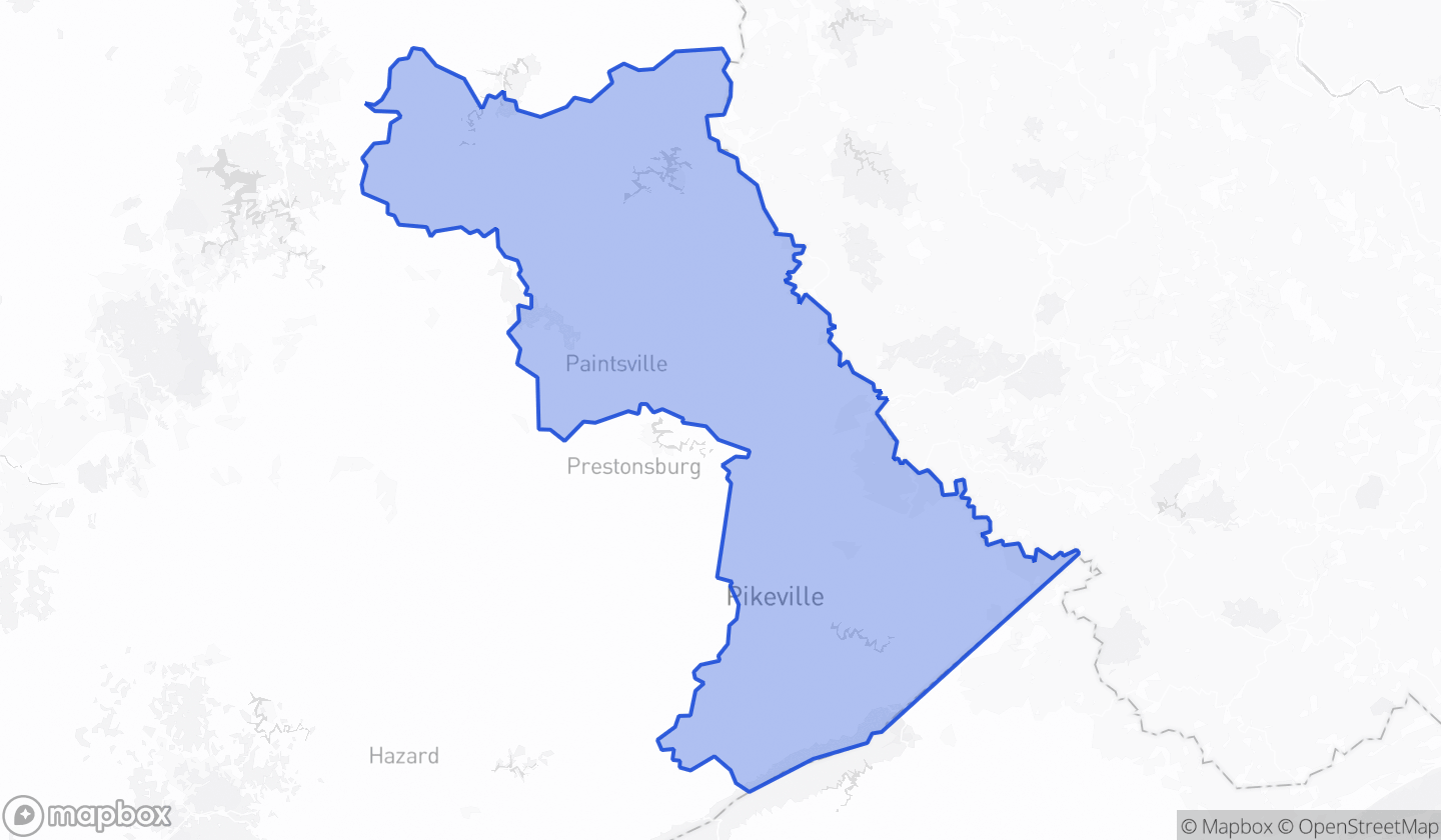 Map highlighting Senate District 31 in Kentucky