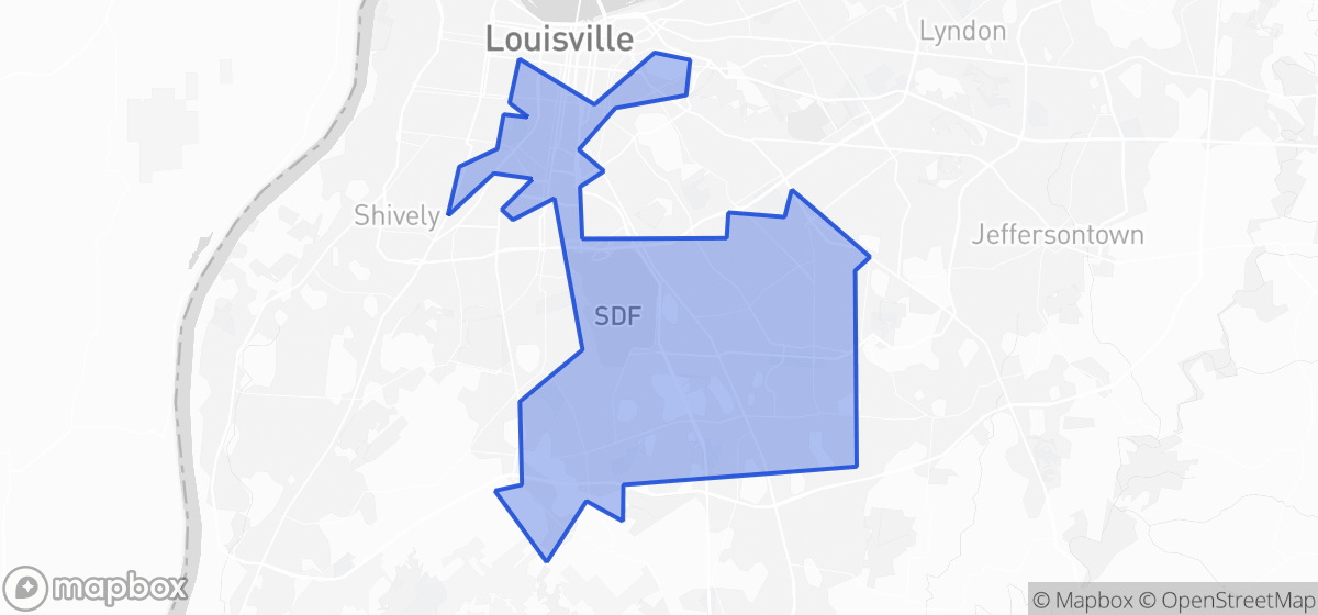 Map highlighting Senate District 35 in Kentucky